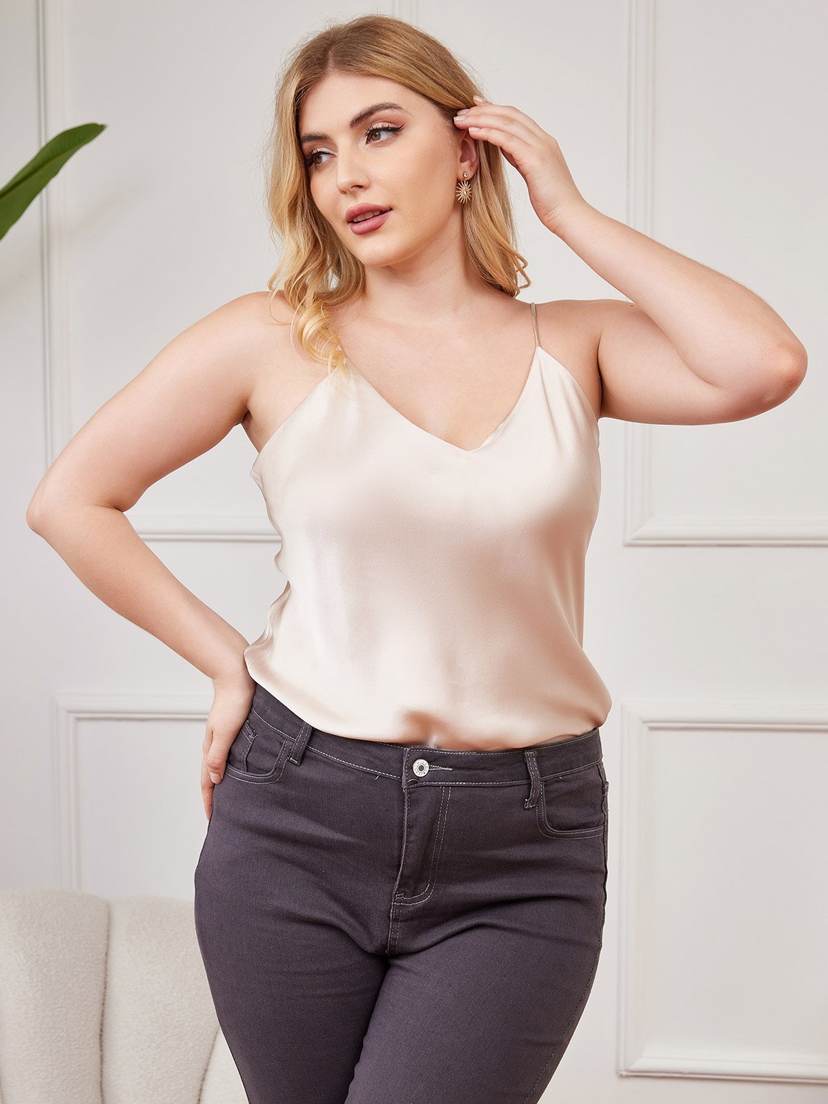 Elise ™ | Spaghetti-Träger Plus-Size Camisole