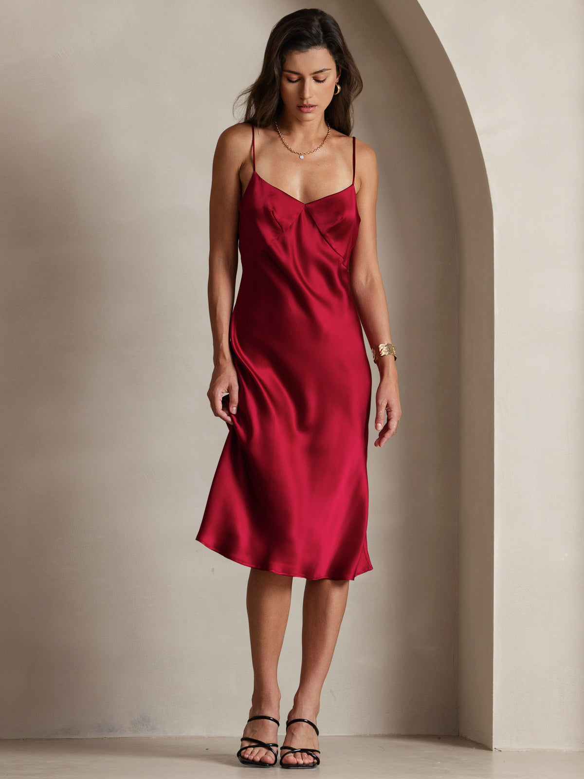 Elise ™ | Lange Slip-Kleid