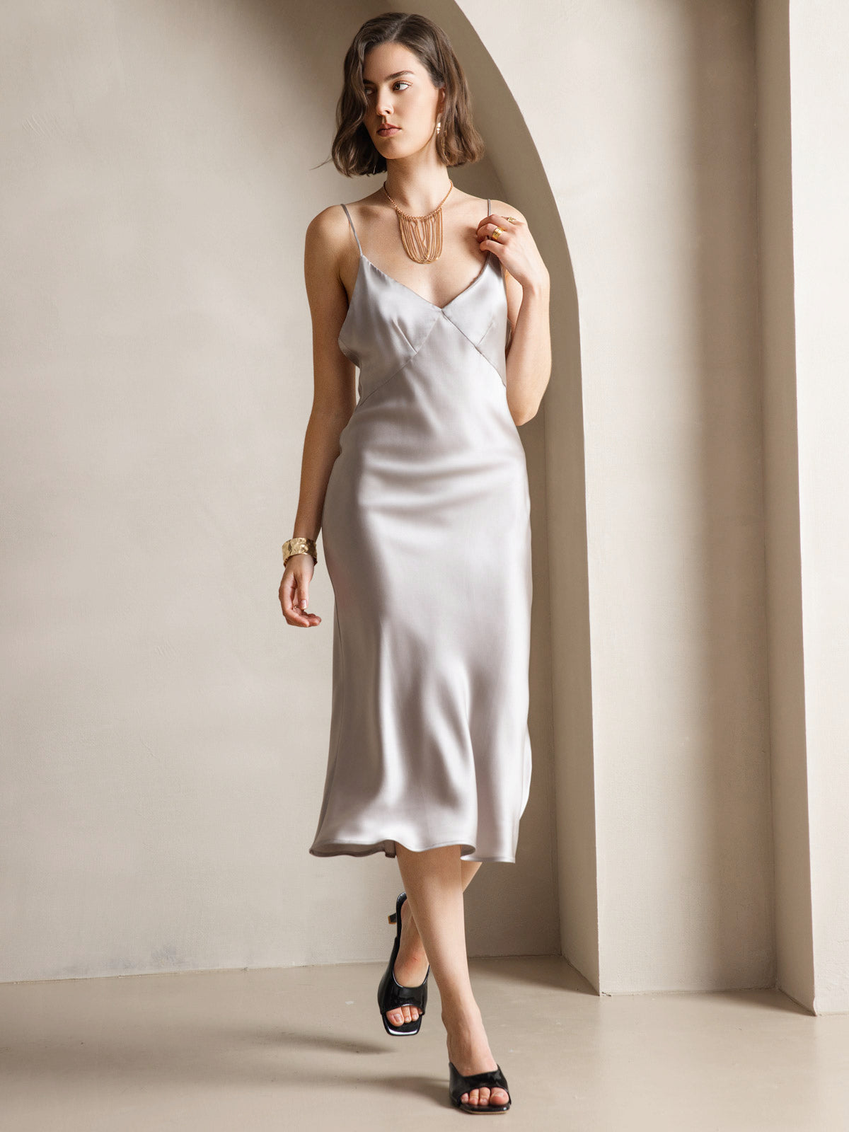 Elise ™ | Lange Slip-Kleid