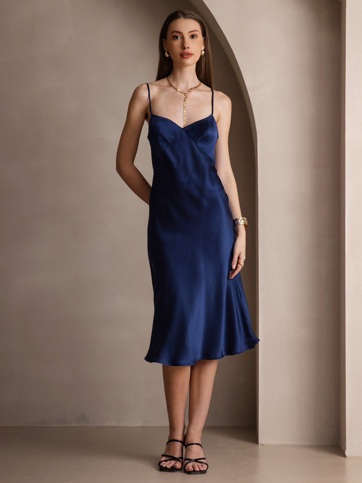 Elise ™ | Lange Slip-Kleid