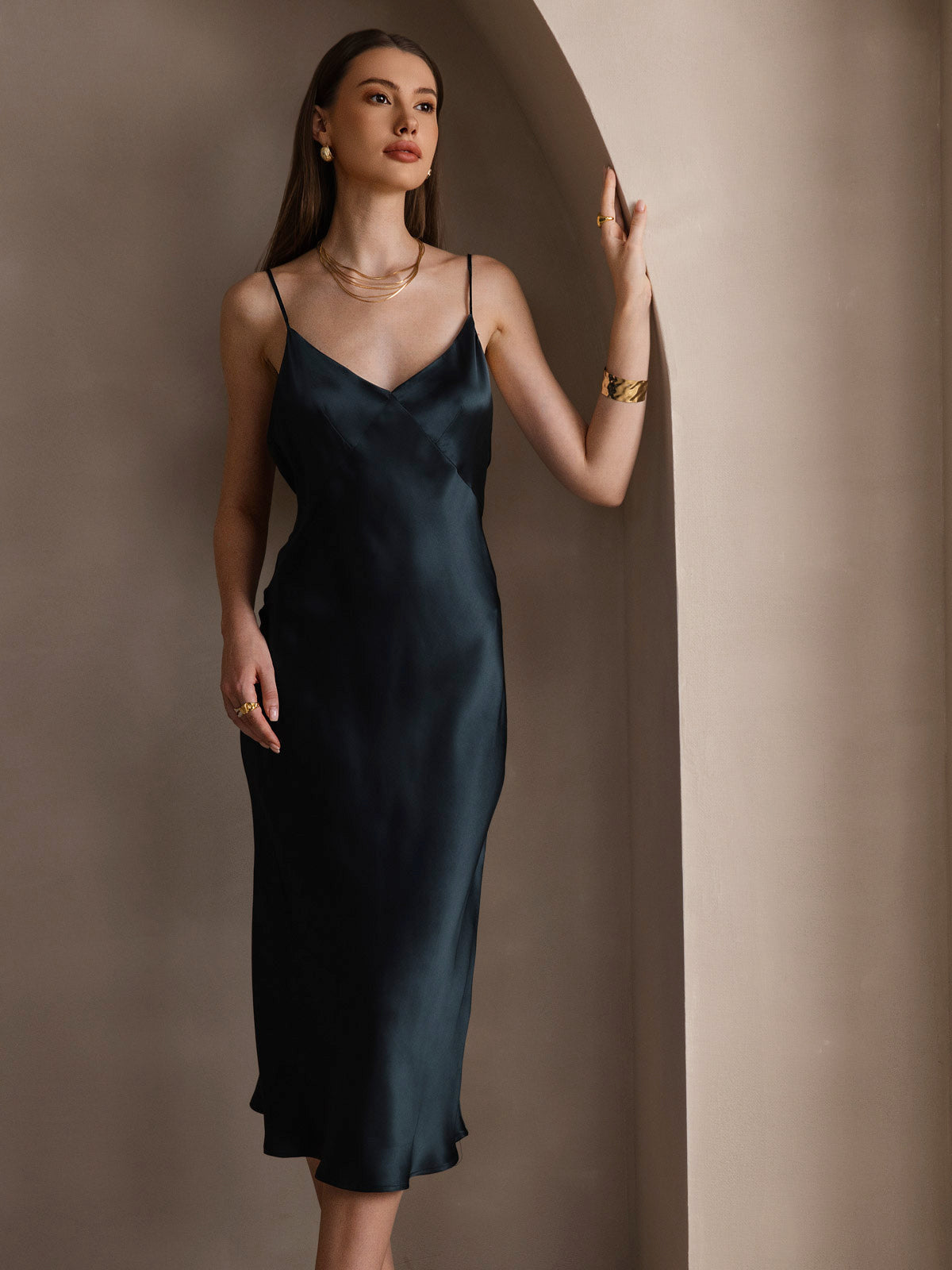 Elise ™ | Lange Slip-Kleid