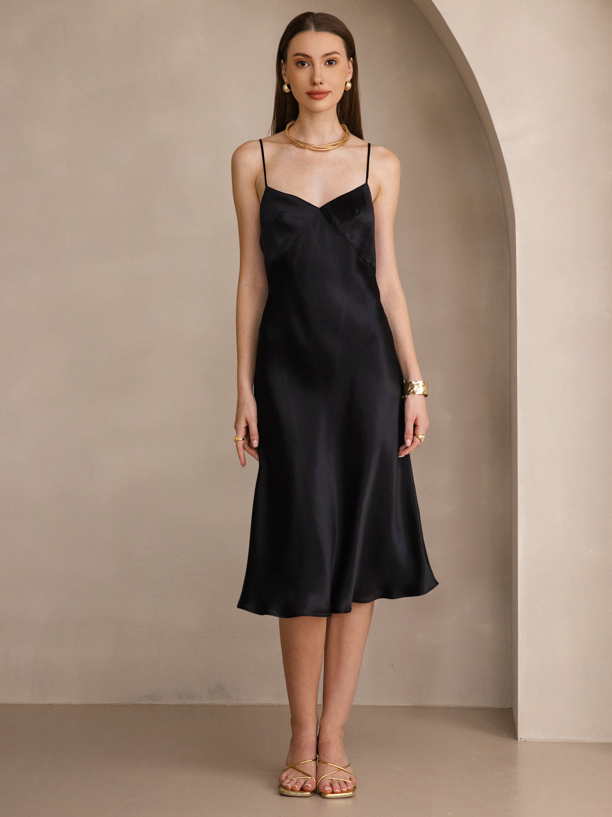 Elise ™ | Lange Slip-Kleid