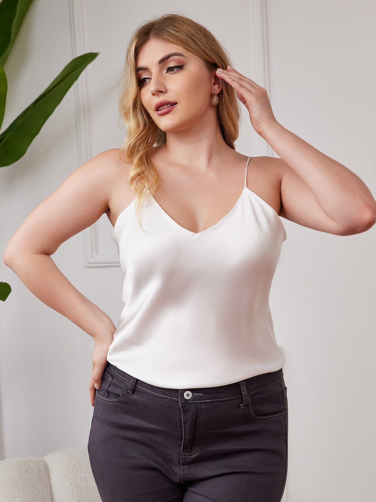 Elise ™ | Spaghetti-Träger Plus-Size Camisole