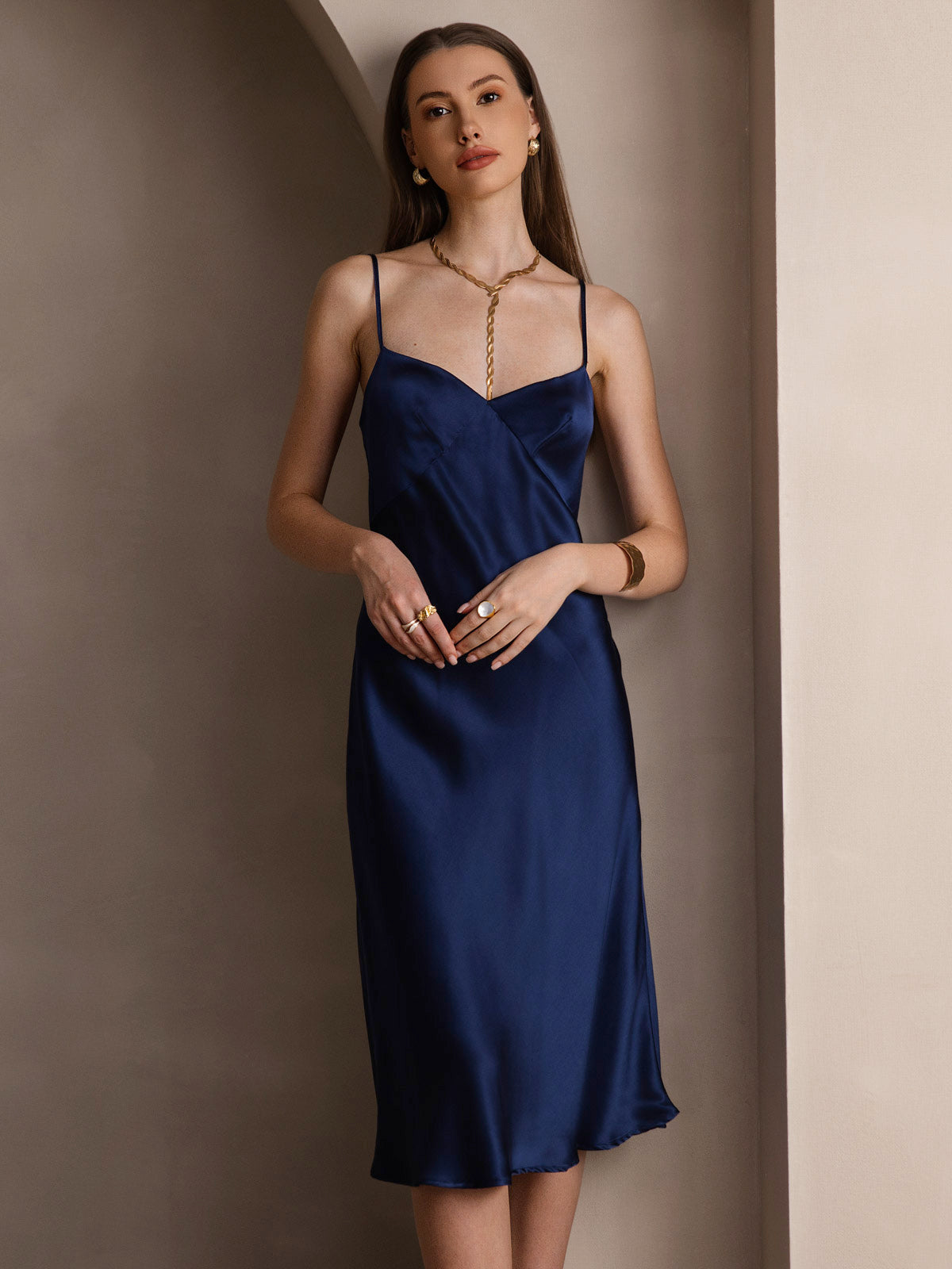 Elise ™ | Lange Slip-Kleid