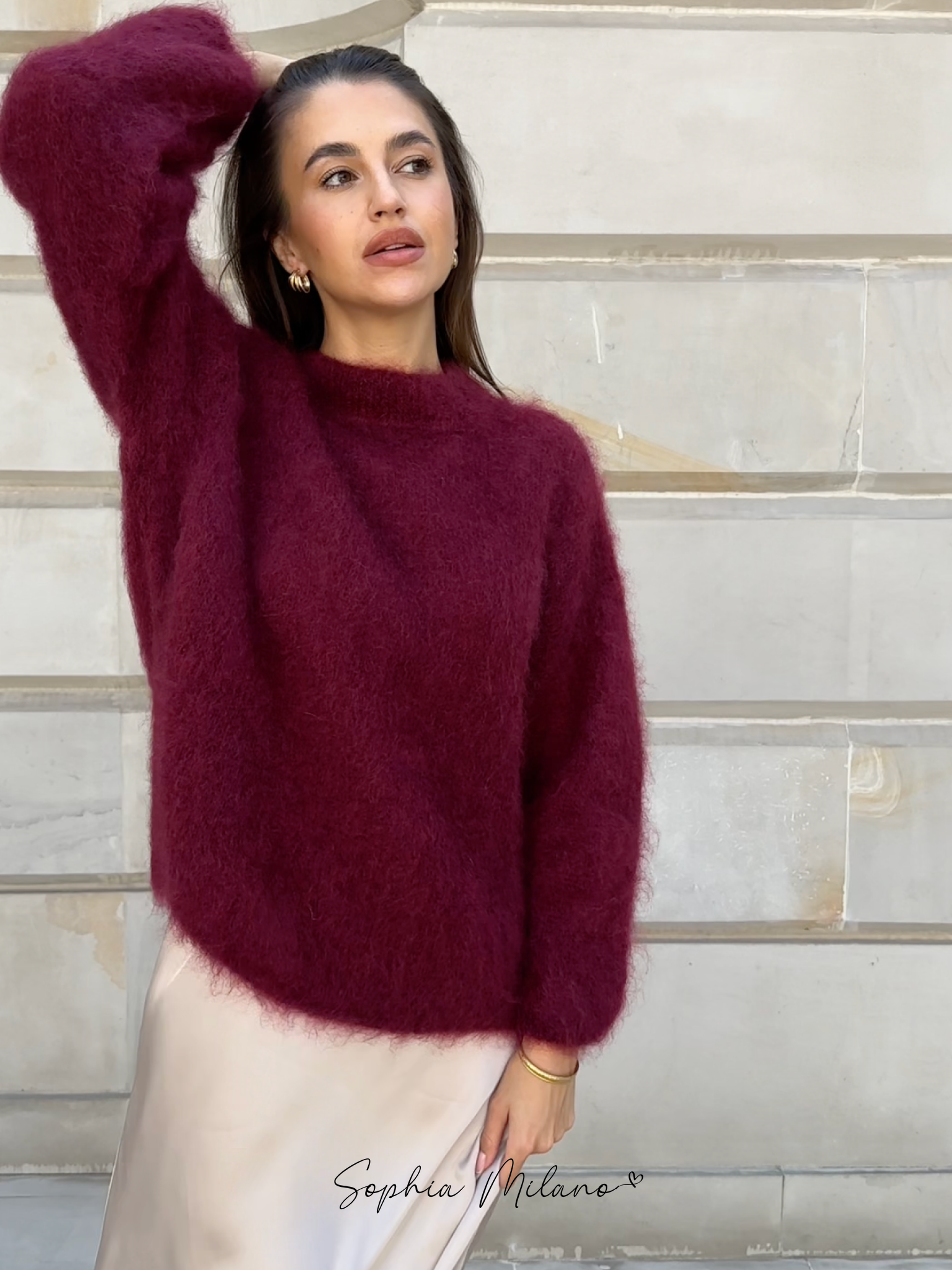 Elise ™ | Mohair Rundhals