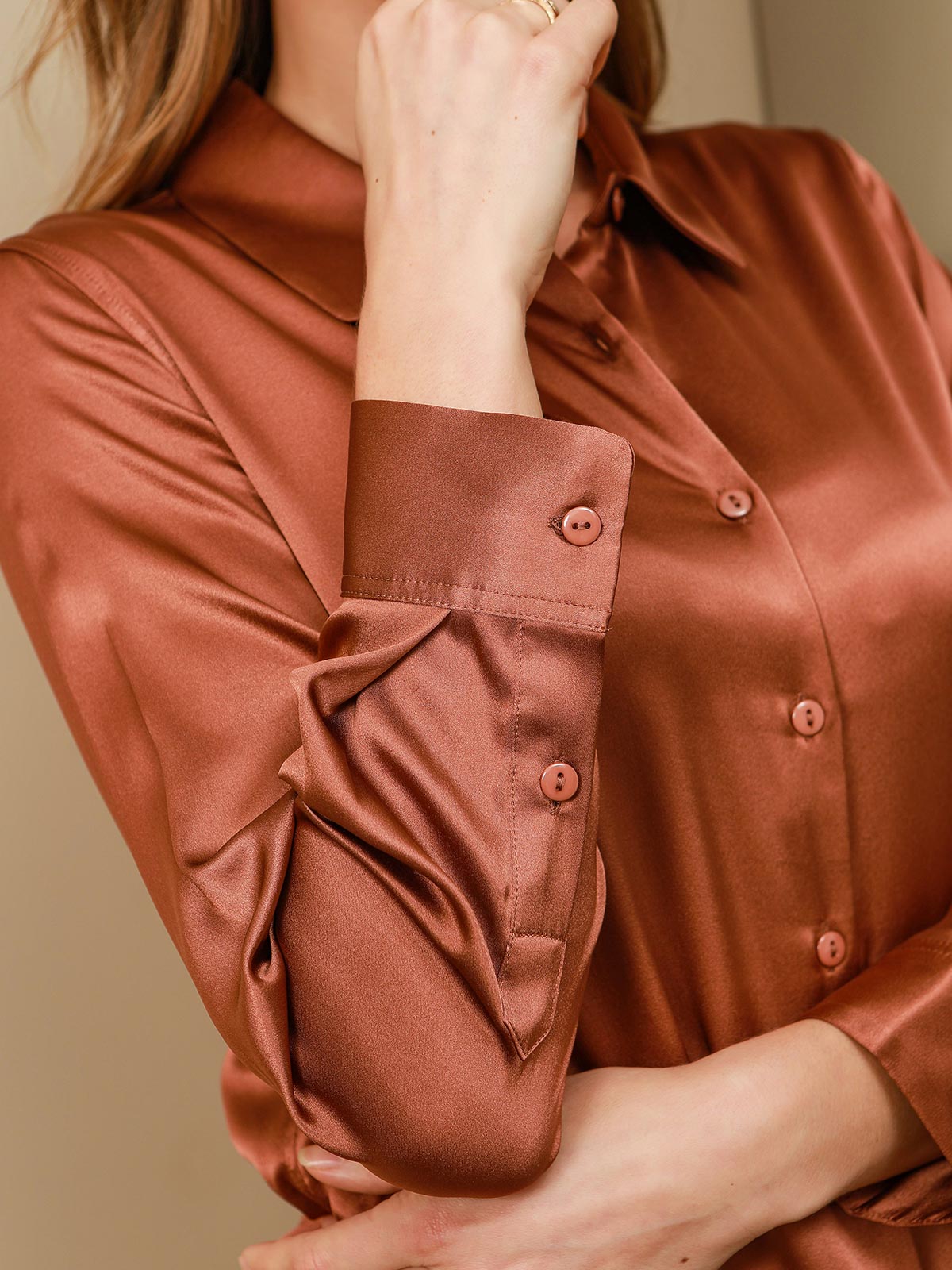 Style ™ | Military Lapel Blouse Shirt