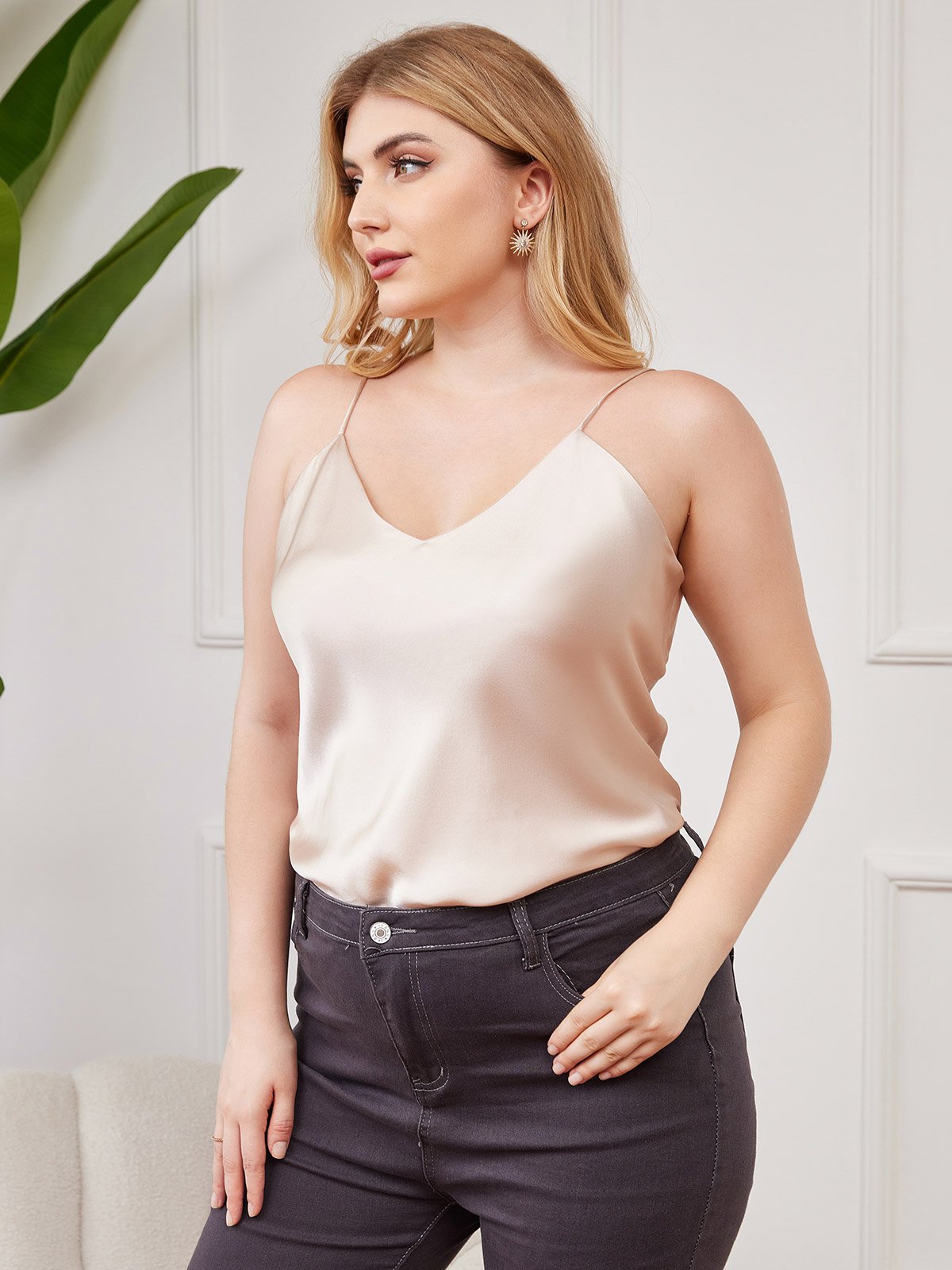 Elise ™ | Spaghetti-Träger Plus-Size Camisole