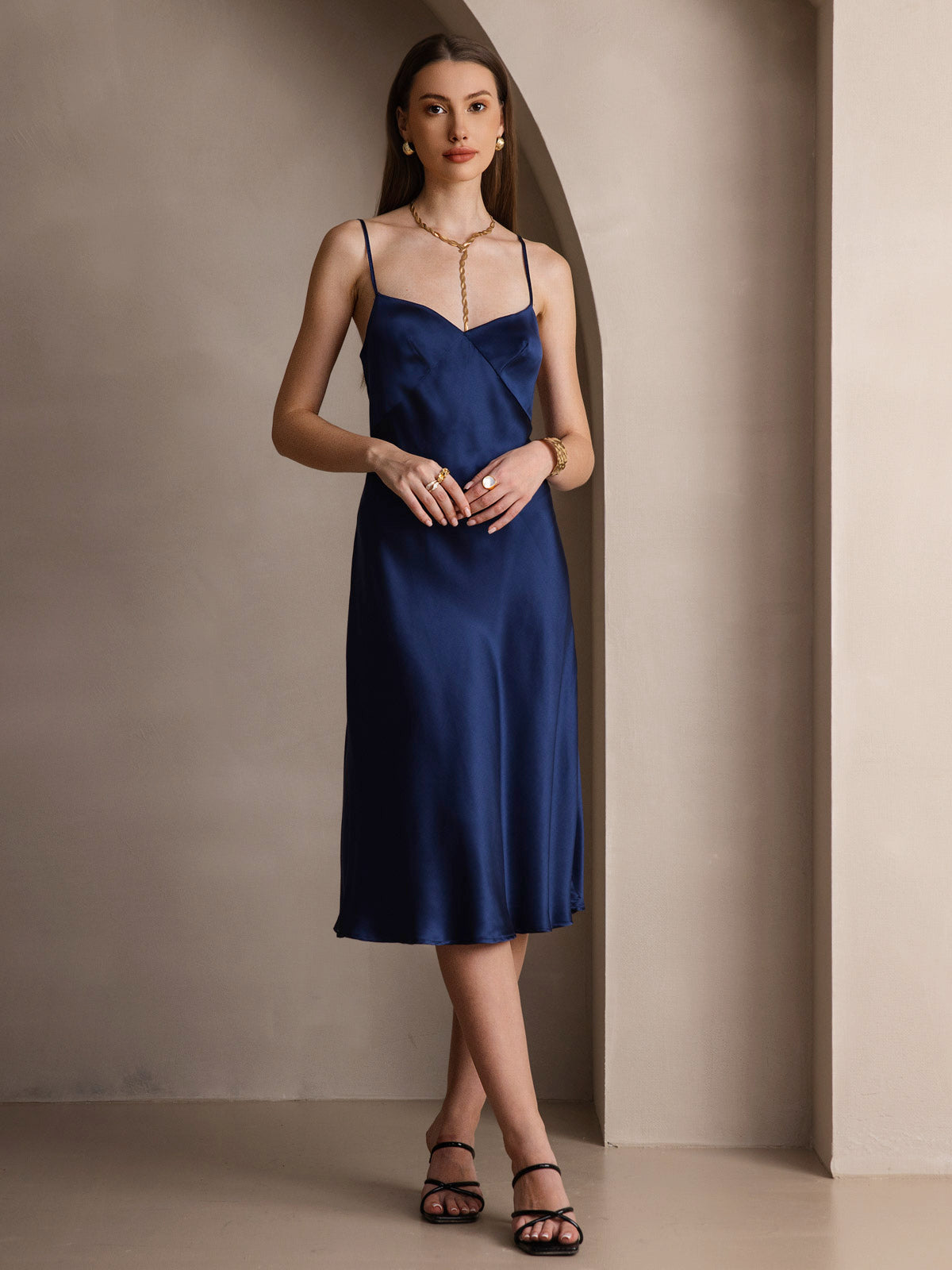 Elise ™ | Lange Slip-Kleid